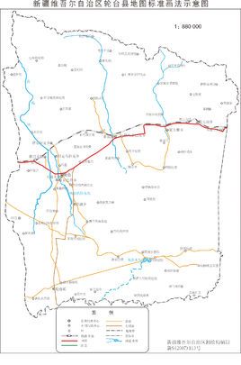 巴音郭楞州轮台县行政区划介绍 轮台县地图全图