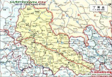 昌都市丁青县行政区划介绍 丁青县地图