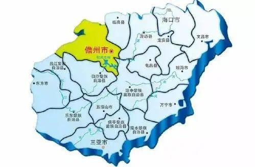 海南省儋州市行政区划代码|人口|面积|邮编 海南儋州市地图
