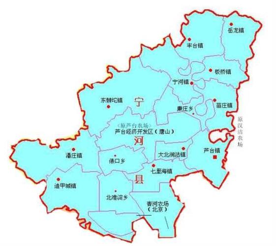天津市宁河区行政区划代码 天津宁河区地图