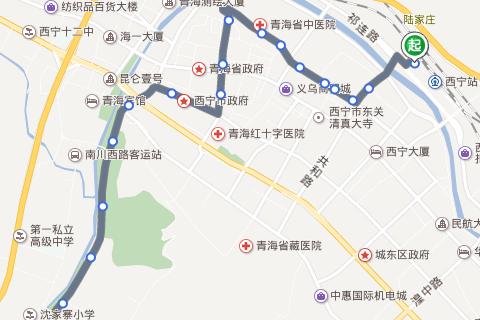 西宁北川万达3号线公交车路线图 西昌公交线路查询