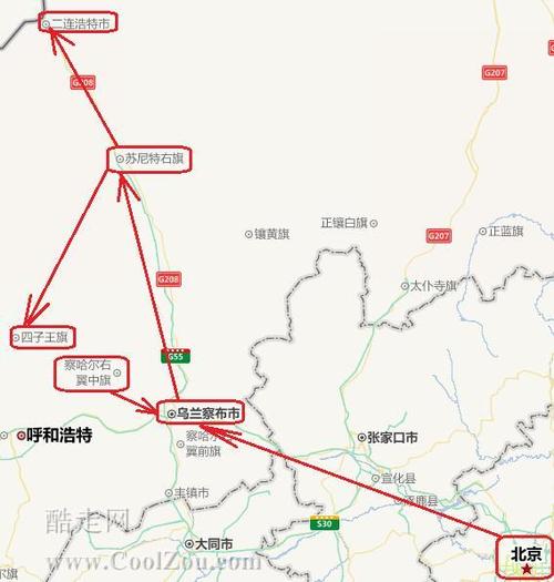 锡林郭勒盟二连浩特3路公交车路线图 乌兰浩特2路公交车路线查询