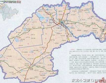 吉林省松原市行政区划代码|人口|面积|邮编 吉林省松原市地图