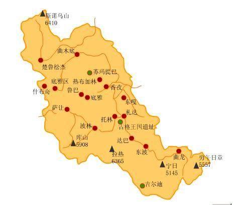 阿里地区札达县行政区划介绍 阿里札达县县城照片