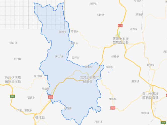 铜仁市沿河县行政区划介绍 贵州铜仁沿河县地图