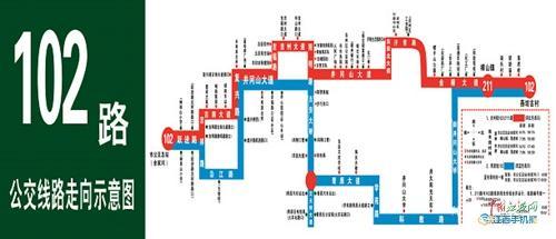 西宁102路公交车路线图 102公交车到站实时查询