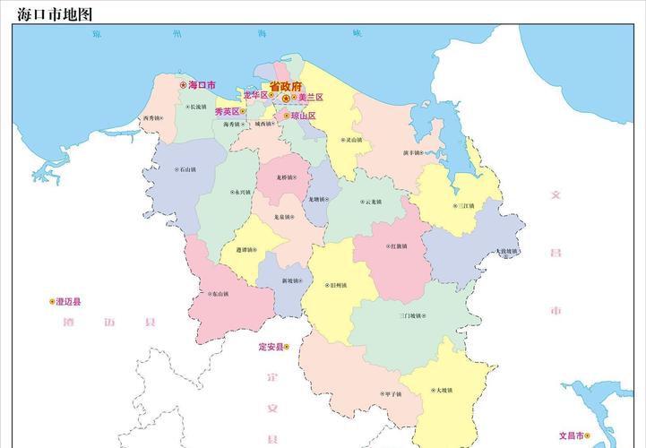 海南省海口市美兰区大致坡镇行政区划代码|居委会 美兰区9个街道分布图