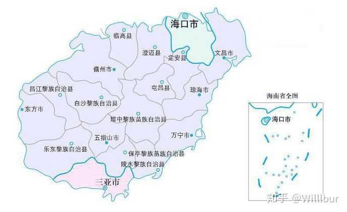 海南省直辖县级行政区划区号 海南行政区域划分详情
