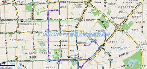 北京Y18路公交车路线图 y18路公交车几分钟一班