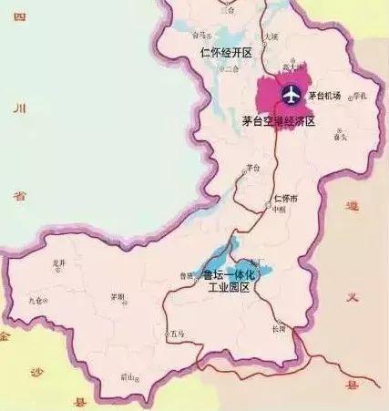 贵州省遵义市仁怀市行政区划代码|人口|面积|邮编 仁怀市行政区划地图