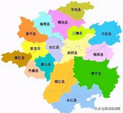 黔东南州概况 黔东南州行政区划概况和简介 黔东南行政区划图