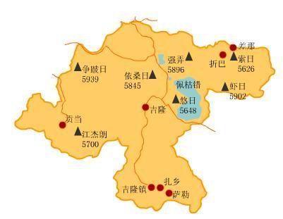日喀则市桑珠孜区行政区划介绍 日喀则市各县分布图