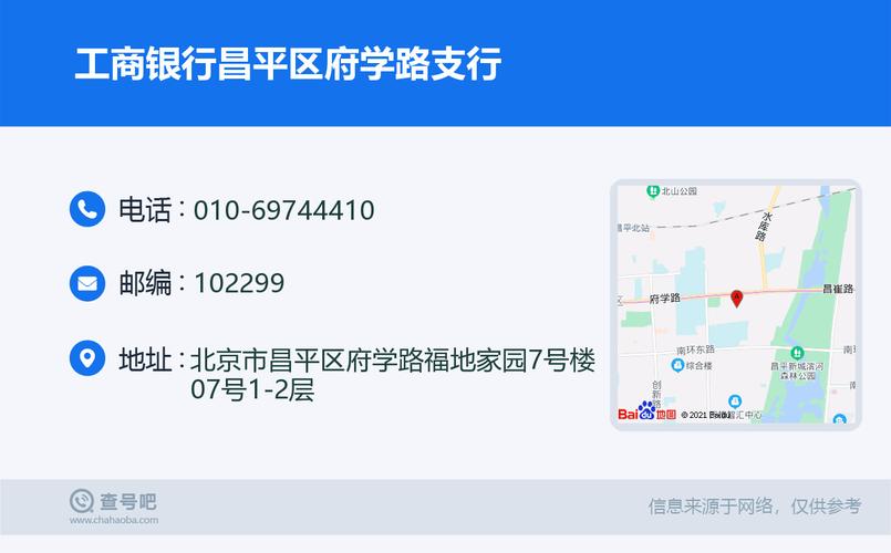 昌平区府学路支行地址和联系电话 北京市昌平区府学路属于哪个街道