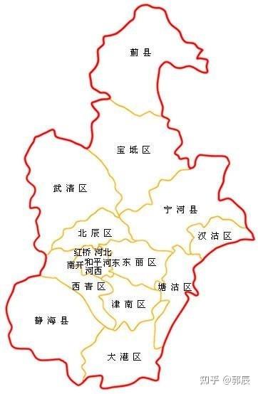 天津市概况 天津市行政区划概况和简介